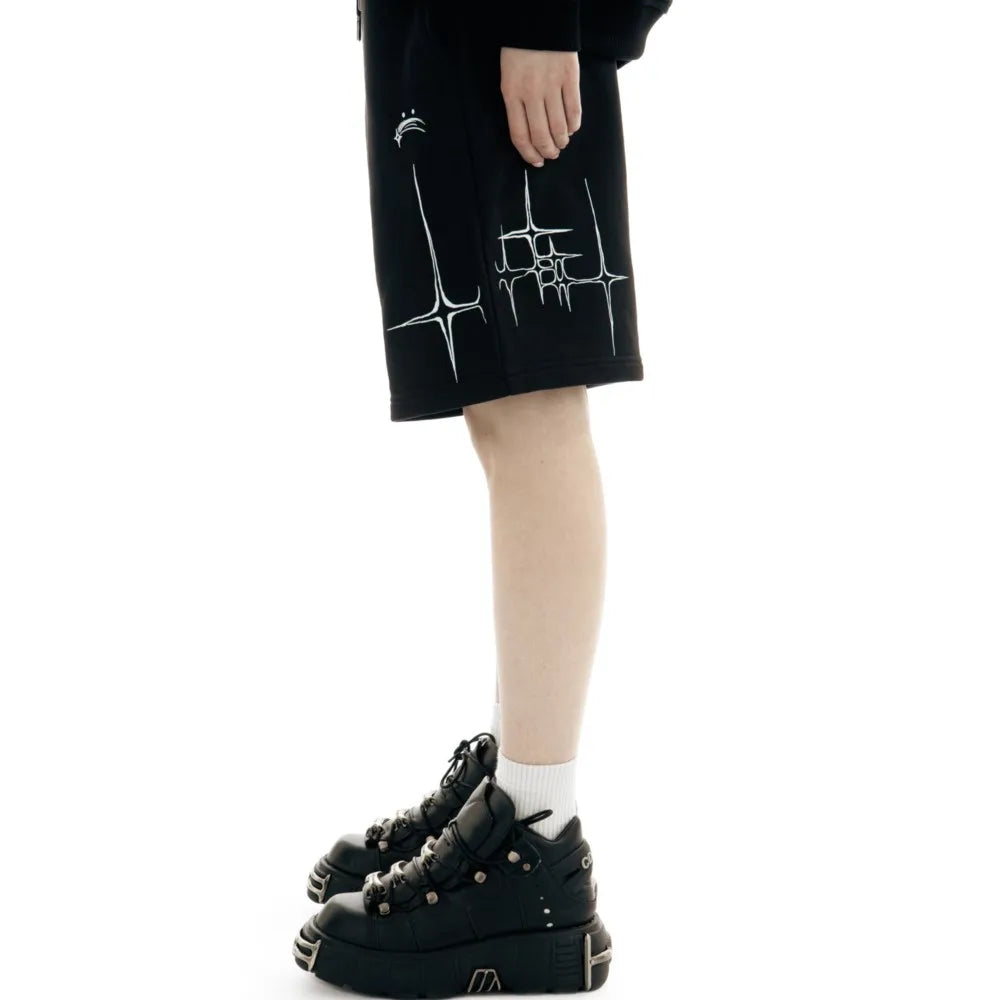 SHORT NOIR "CROSS"