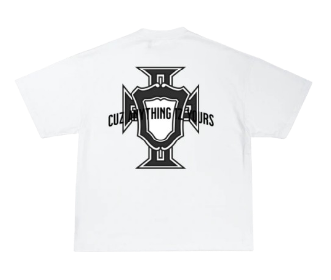 T-SHIRT BLANC "RONALDO"