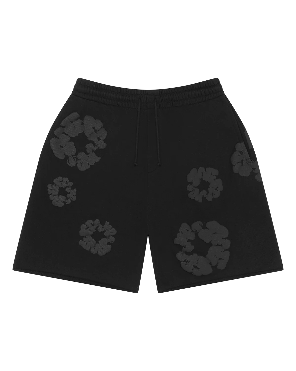 SHORT NOIR/GRIS "DENIM TEARS"