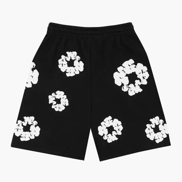 SHORT NOIR "DENIM TEARS"