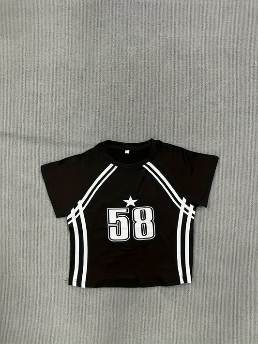 T-SHIRT NOIR "58"