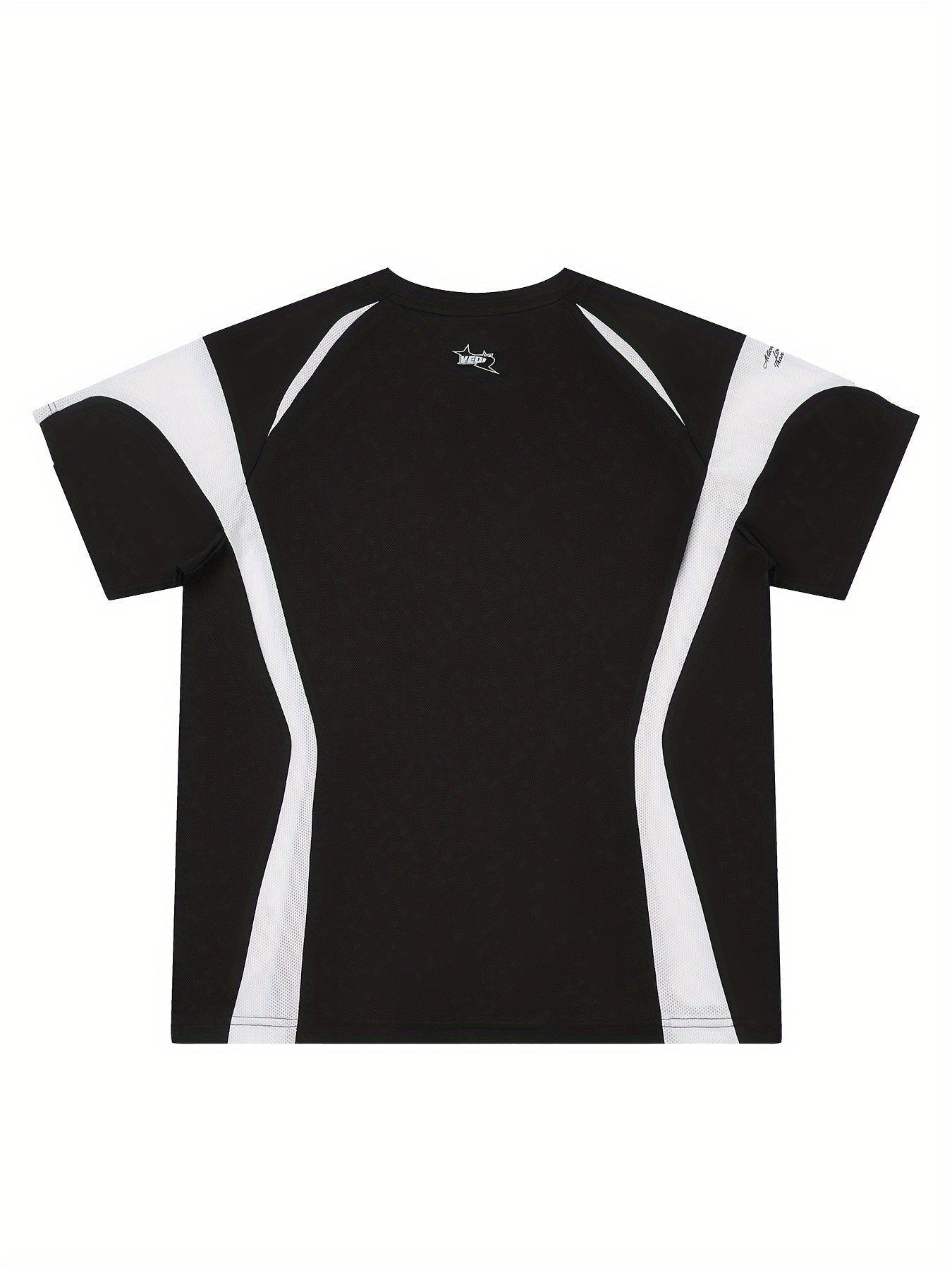 T-SHIRT BLANC/NOIR "VEIDORN"