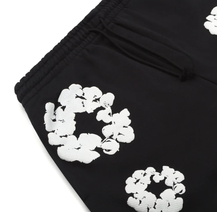 SHORT NOIR "DENIM TEARS"