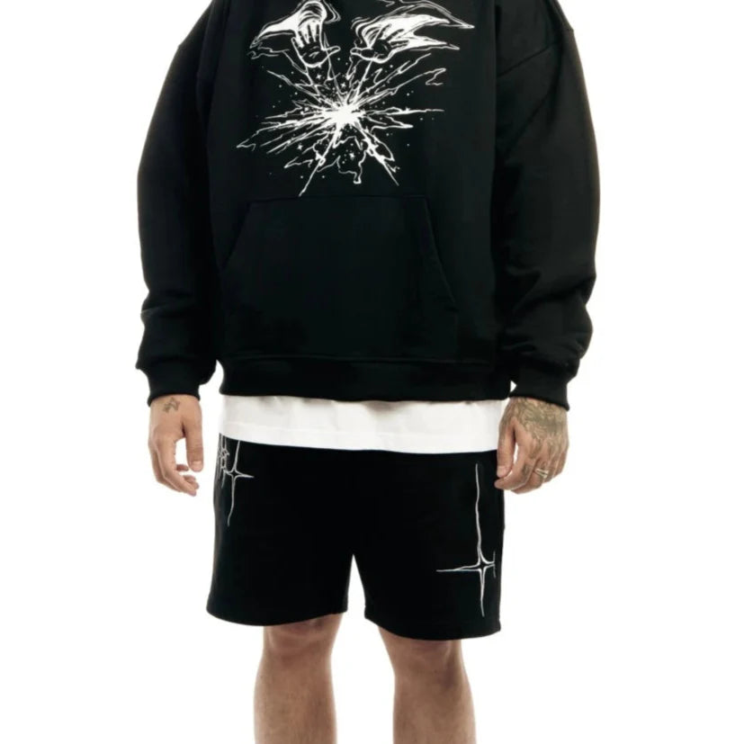 SHORT NOIR "CROSS"