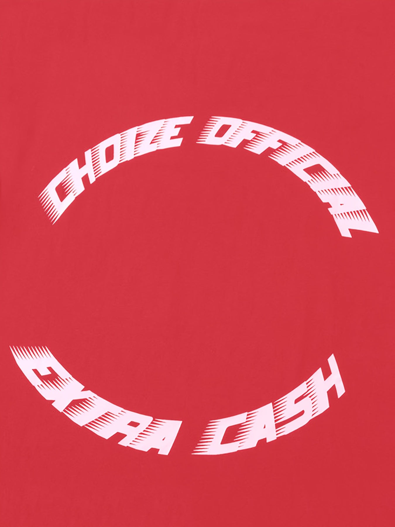 T-SHIRT ROUGE "CHOIZE"