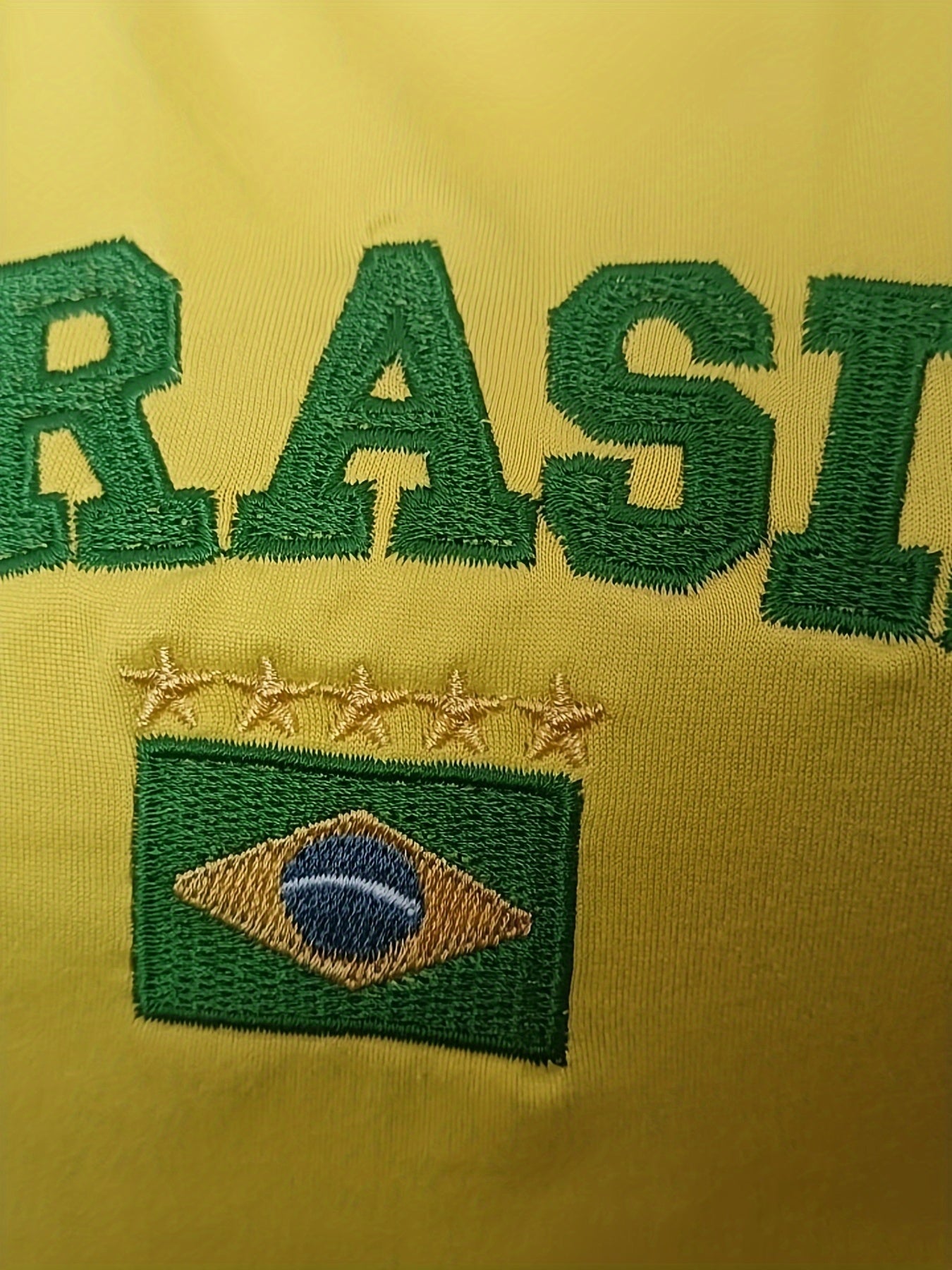 T-SHIRT JAUNE "BRAZIL"
