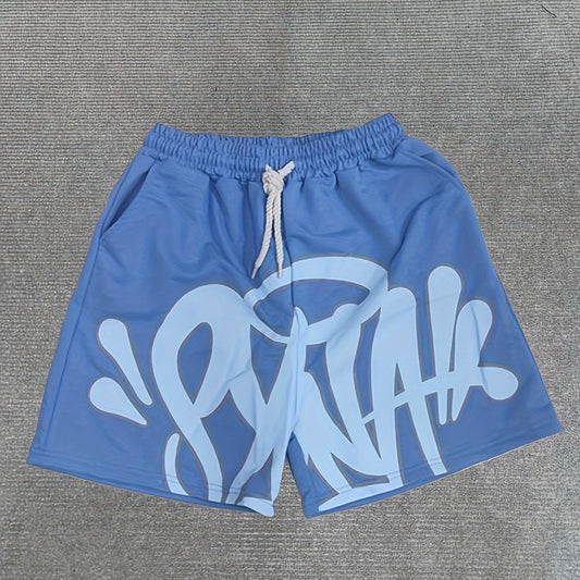 SHORT BLEU "SYNA WORLD"