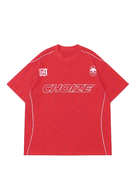 T-SHIRT ROUGE "CHOIZE"