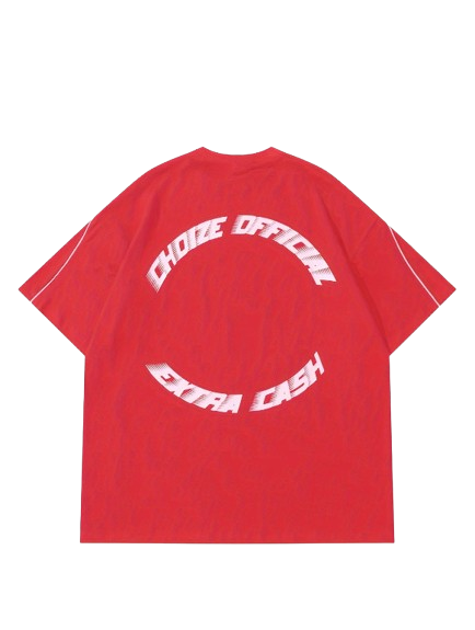 T-SHIRT ROUGE "CHOIZE"