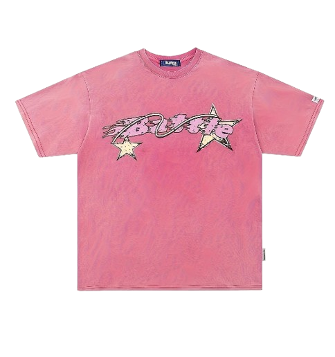T-SHIRT ROSE "BATTLE"