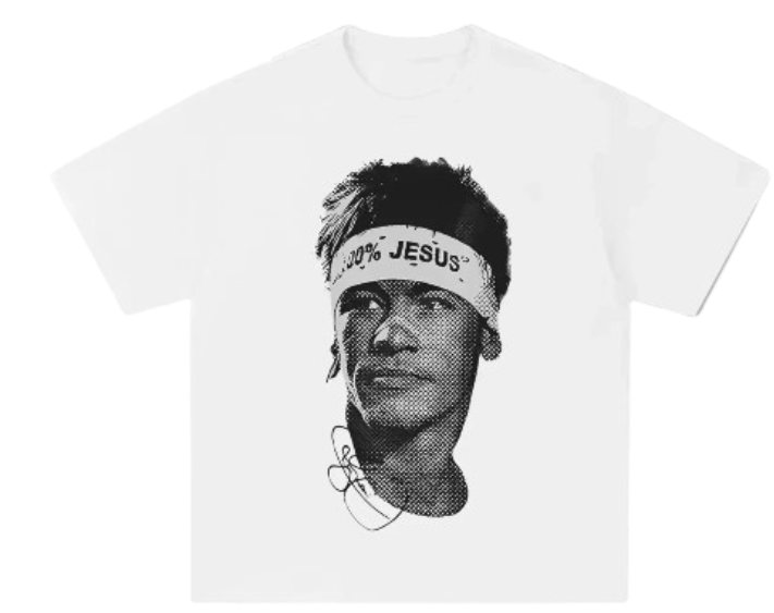 T-SHIRT BLANC "NEYMAR"