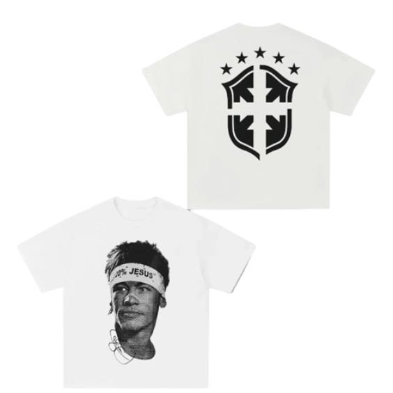 T-SHIRT BLANC "NEYMAR"