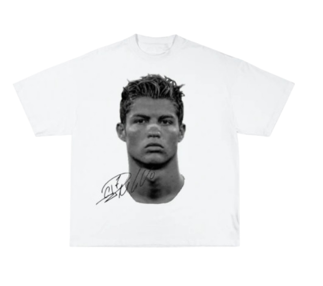 T-SHIRT BLANC "RONALDO"