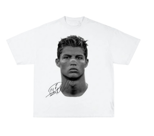 T-SHIRT BLANC "RONALDO"
