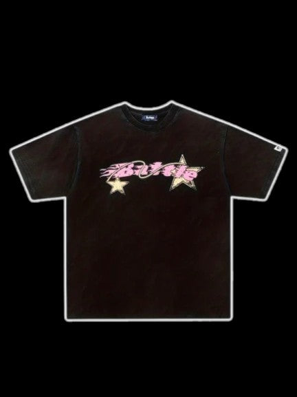 T-SHIRT  NOIR "BATTLE"
