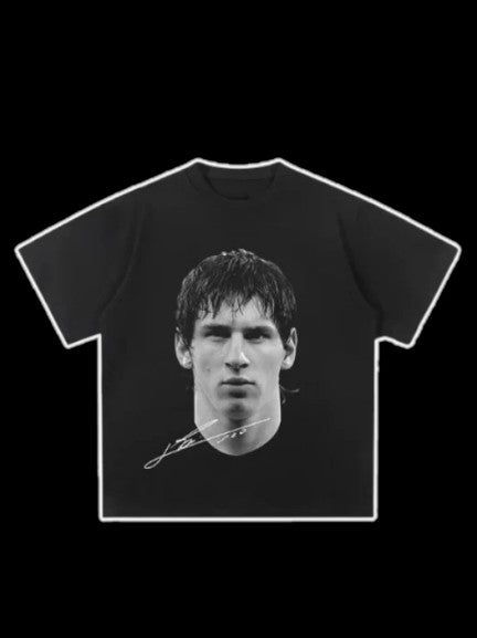 T-SHIRT NOIR "MESSI"