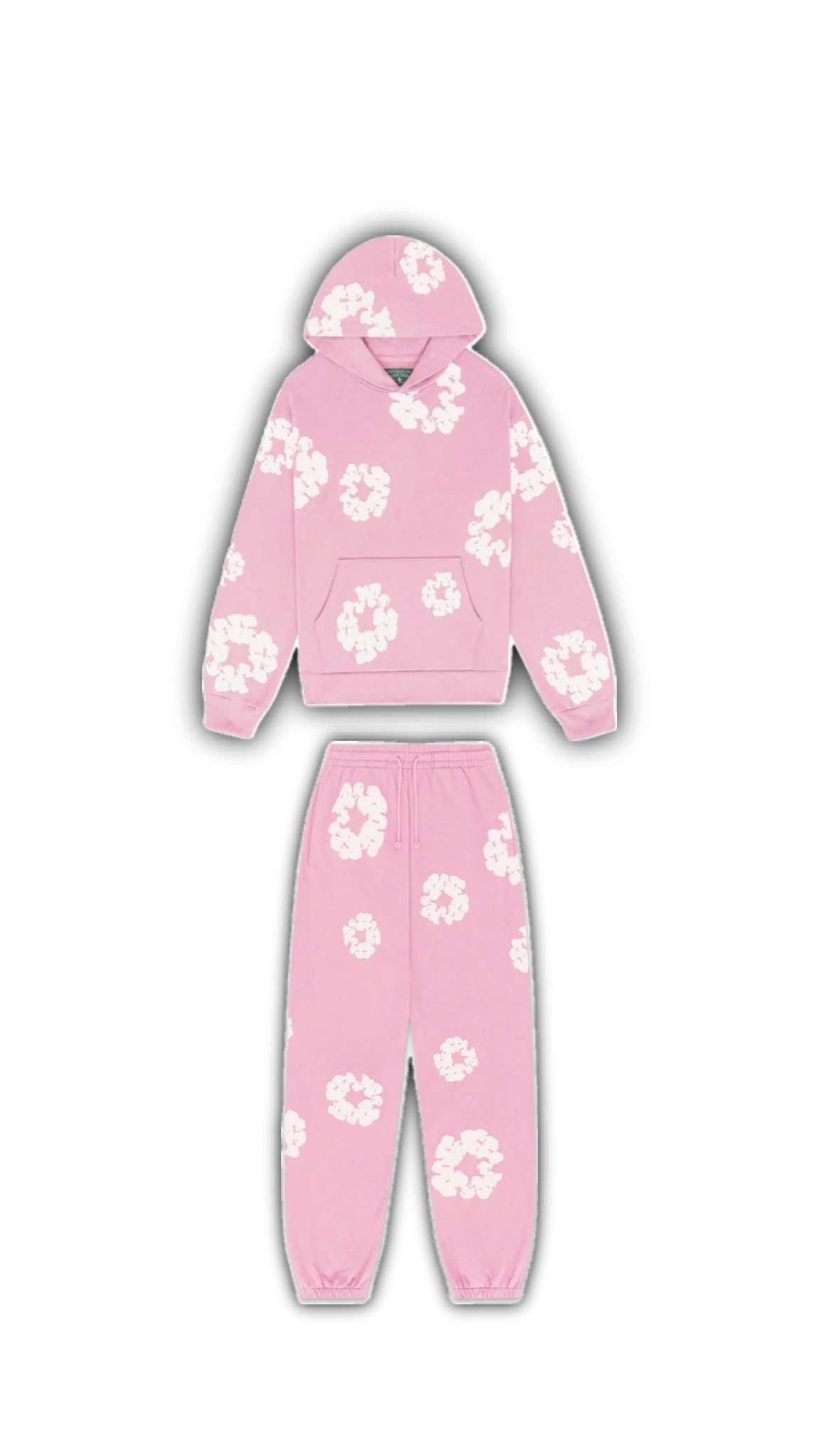 ENSEMBLE  ROSE DENIM TEARS