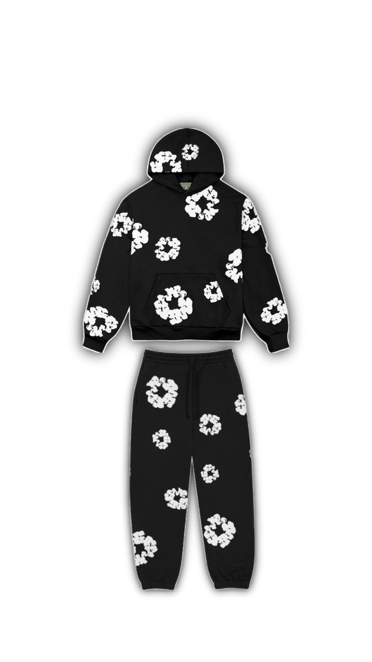 ENSEMBLE NOIR DENIM TEARS