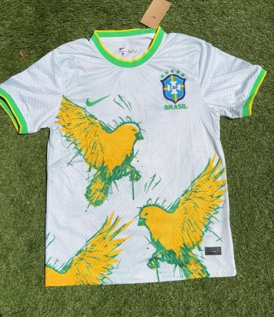 Maillot du Brésil blanc Pigeon