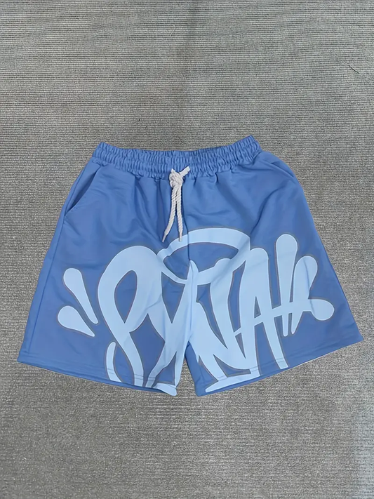 SHORT BLEU "SYNA WORLD"