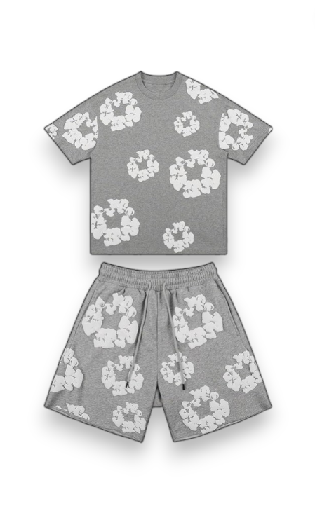 ENSEMBLE GRIS  DENIM TEARS