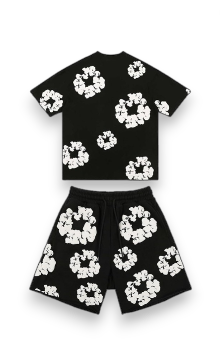 ENSEMBLE NOIR DENIM TEARS