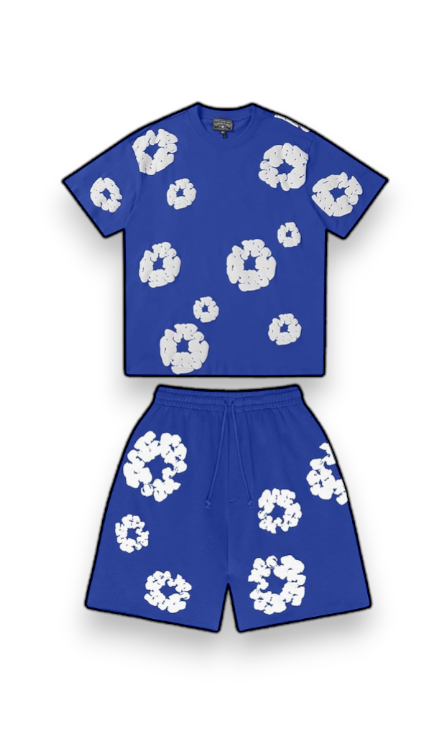 ENSEMBLE BLEU DENIM TEARS