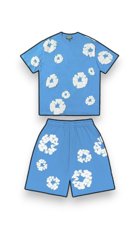 ENSEMBLE BLEU CIEL DENIM TEARS